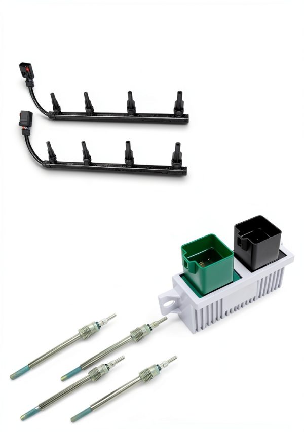 Glow Plug Kit HZparts High Temp Metal for Ford-4