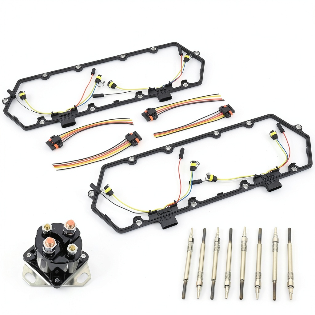Installing glow plug kit on a 7.3L Powerstroke engine