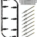 Glow Plug Kit HZparts High Temp Metal for Ford-0