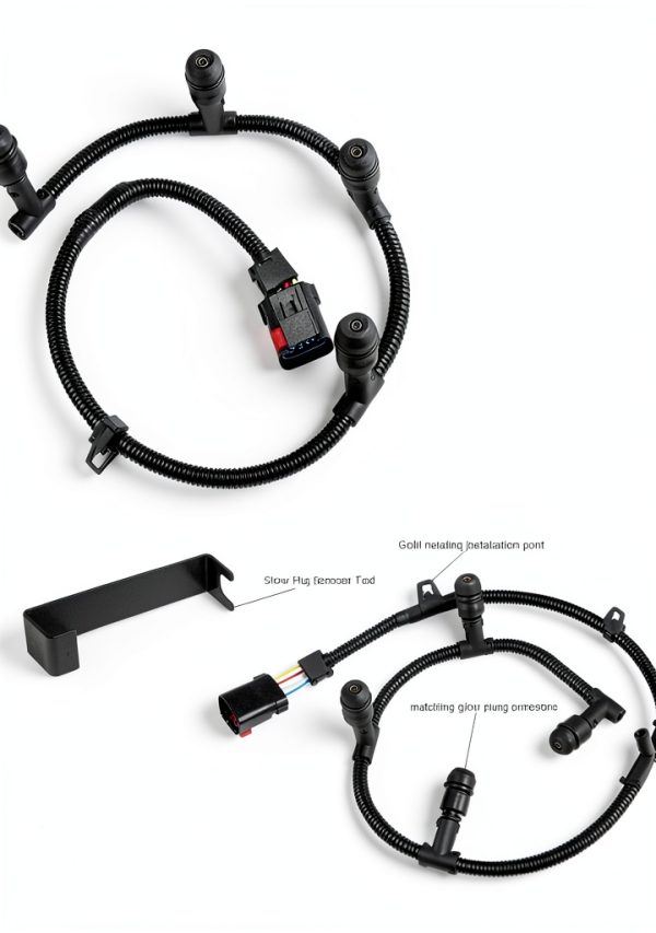 WMPHE Copper Glow Plug Harness Kit for Ford 6.0L V8-3