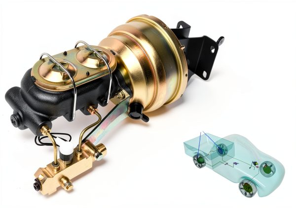 FEXON Brass Brake Proportioning Valve for OEM Dual-Reservoir-5