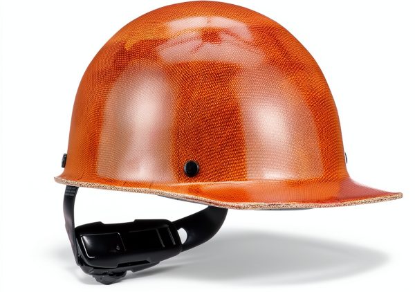 MSA Hard Hat Fas Trac III Ratchet Suspension Large Natural Tan-0
