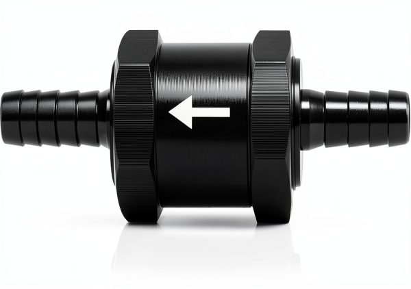 QKYS Fuel Check Valve 6mm/10mm/12mm Aluminum Alloy One‑Way Flow Valve-0