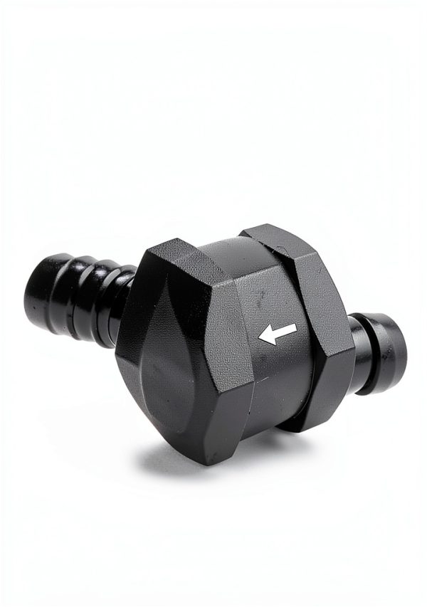 QKYS Fuel Check Valve 6mm 10mm 12mm Aluminum Alloy One‑Way Flow Guard-3