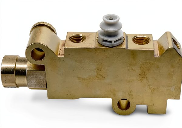 Powerworks PV-4 Brass Brake Proportioning Valve 3‑Port 9/16 NPT-1