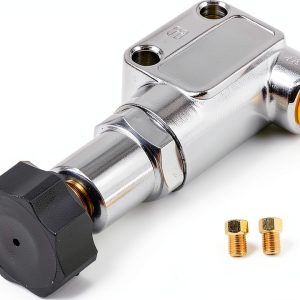Nakkaa Adjustable Brake Proportioning Valve 1/8"-27 NPT Front‑Rear-0