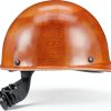 MSA Hard Hat Fas Trac III Ratchet Suspension Large Natural Tan-3