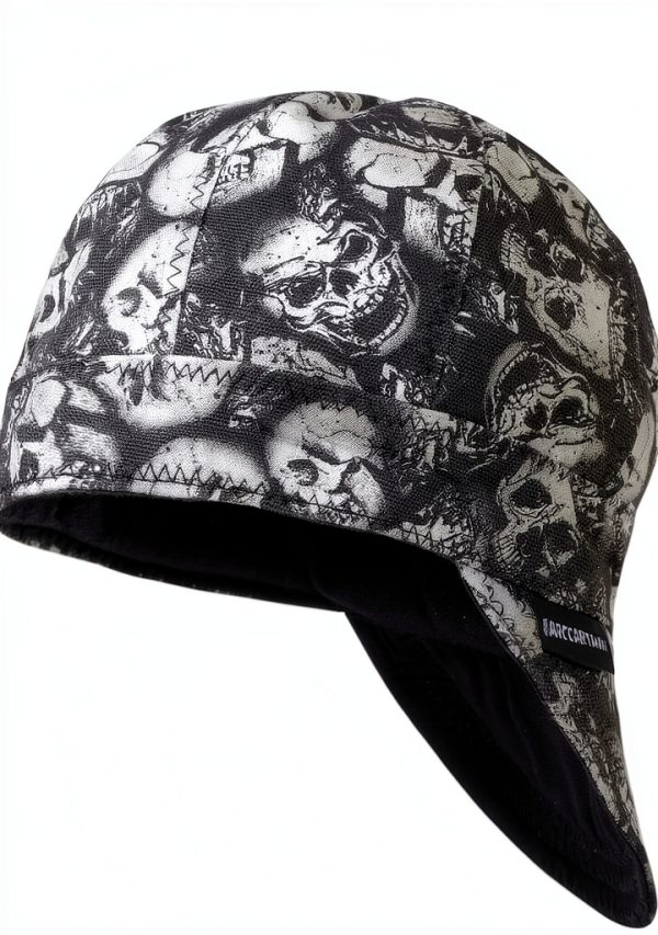 Welding Cap ARCCAPTAIN Reversible 8-Panel 10oz Cotton 7 1/4 Skull-0