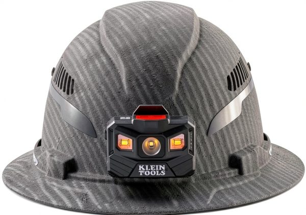 Hard Hat Klein Tools 60347 Vented Full Brim KARBN Rechargeable Lamp-5