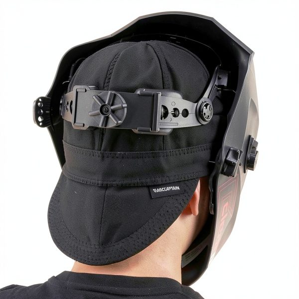 Welding Cap ARCCAPTAIN Reversible 8‑Panel 10oz Cotton Black 7 1/4-7