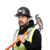 Hard Hat Klein Tools 60347 Vented Full Brim KARBN Rechargeable Lamp-9